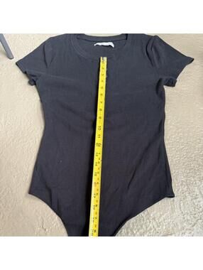 Abercrombie & Fitch Women's Black and Navy Bodysuit